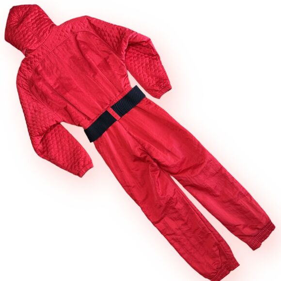 Vintage NILS One Piece Red Snowsuit Sz 10 - Picture 10 of 10